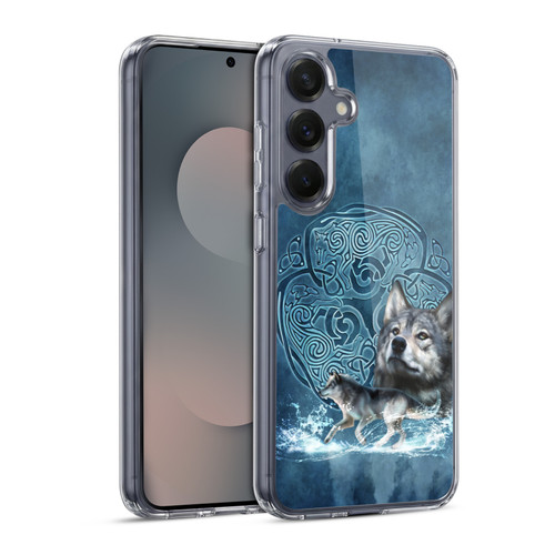 Brigid Ashwood Celtic Wisdom Wolf Soft Gel Case for Samsung Galaxy S25 & MagSafe