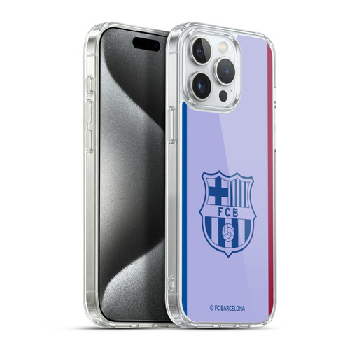 FC Barcelona 2021/22 CREST KIT Away Soft Gel Case for Apple iPhone 15 Pro Max & MagSafe