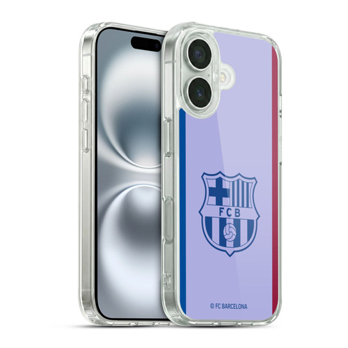 FC Barcelona 2021/22 CREST KIT Away Soft Gel Case for Apple iPhone 16 & MagSafe