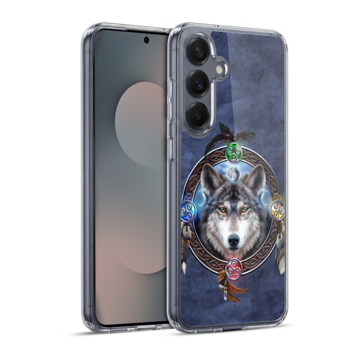 Brigid Ashwood Celtic Wisdom Wolf Guide Soft Gel Case for Samsung Galaxy S25+ & MagSafe