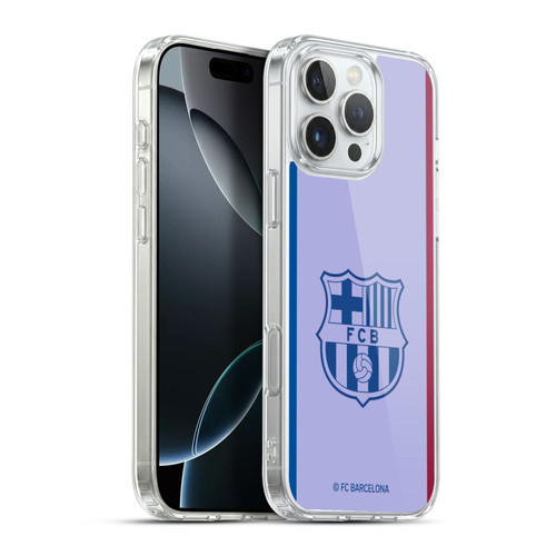 FC Barcelona 2021/22 CREST KIT Away Soft Gel Case for Apple iPhone 16 Pro Max & MagSafe