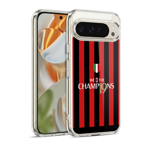 AC Milan 2022/23 Scudetto Home Kit Champions Soft Gel Case for Google Pixel 9 / Pixel 9 Pro