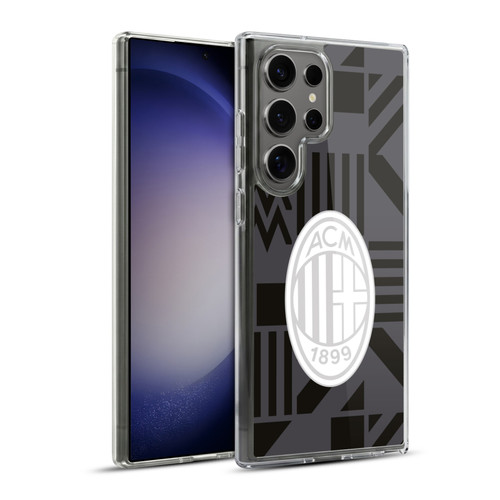 AC Milan 2022/23 Pre Match Kit Soft Gel Case for Samsung Galaxy S23 Ultra 5G & MagSafe