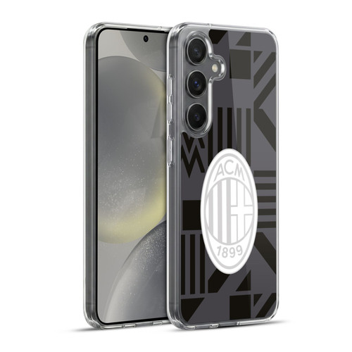 AC Milan 2022/23 Pre Match Kit Soft Gel Case for Samsung Galaxy S24+ 5G & MagSafe