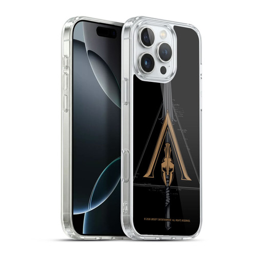 Assassin's Creed Odyssey Artwork Crest & Broken Spear Soft Gel Case for Apple iPhone 16 Pro Max & MagSafe