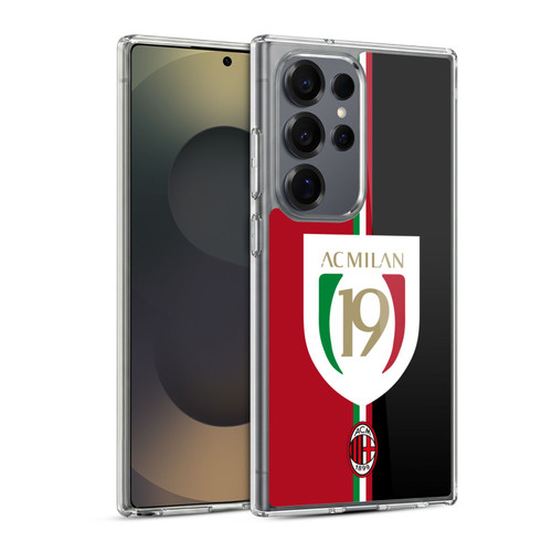 AC Milan 2022/23 Scudetto Champions Soft Gel Case for Samsung Galaxy S25 Ultra & MagSafe