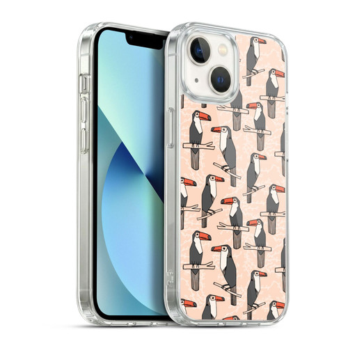 Andrea Lauren Design Birds Toucan Soft Gel Case for Apple iPhone 13