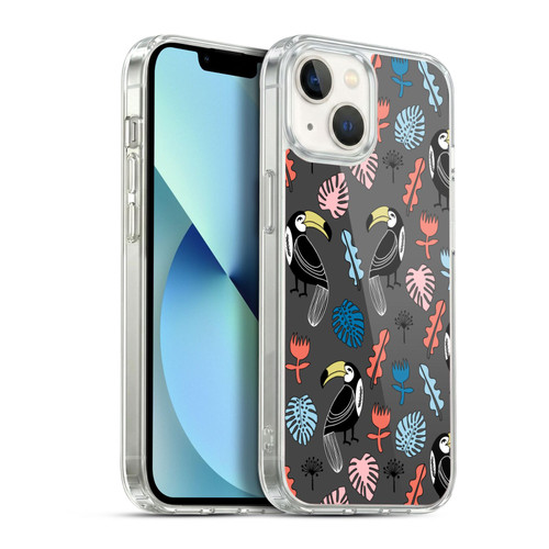 Andrea Lauren Design Birds Tropical Toucan Soft Gel Case for Apple iPhone 13