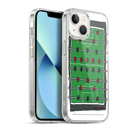 Friends TV Show Key Art Foosball Table Soft Gel Case for Apple iPhone 13