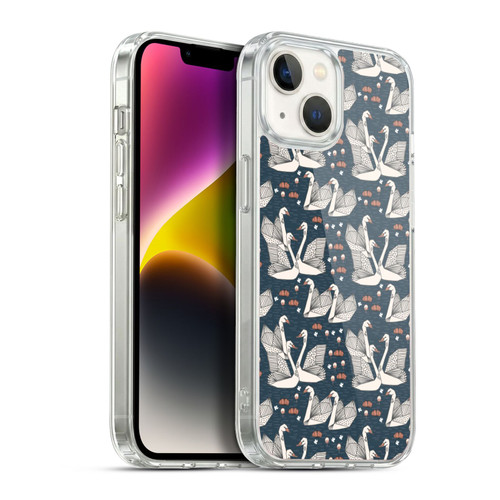 Andrea Lauren Design Birds Swans Soft Gel Case for Apple iPhone 14