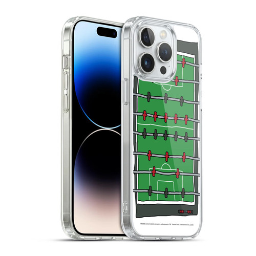 Friends TV Show Key Art Foosball Table Soft Gel Case for Apple iPhone 14 Pro Max & MagSafe