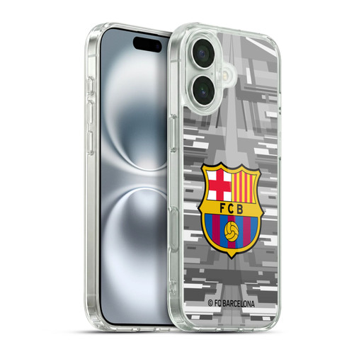 FC Barcelona 2019/20 Crest Kit Away Goalkeeper Soft Gel Case for Apple iPhone 16 Plus & MagSafe