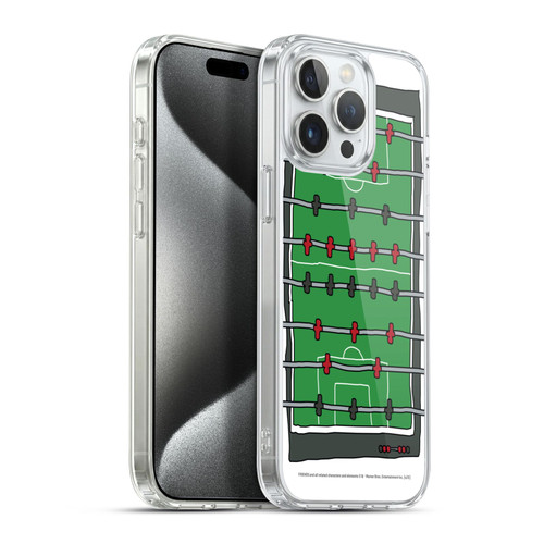 Friends TV Show Key Art Foosball Table Soft Gel Case for Apple iPhone 15 Pro Max & MagSafe