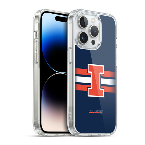 University Of Illinois U Of I University Of Illinois Art Graphics 2 Soft Gel Case for Apple iPhone 13 Pro & MagSafe