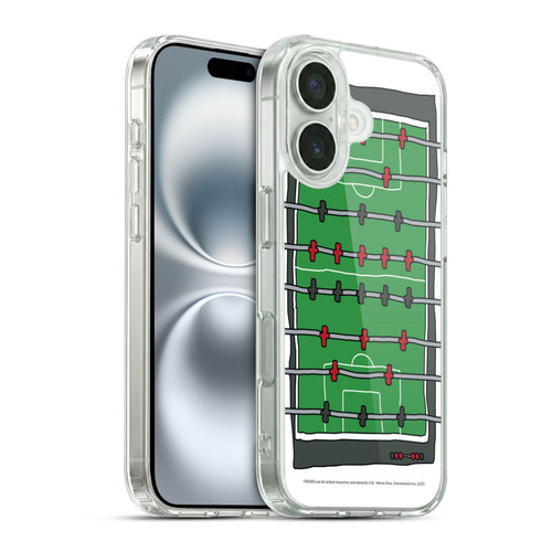 Friends TV Show Key Art Foosball Table Soft Gel Case for Apple iPhone 16 & MagSafe