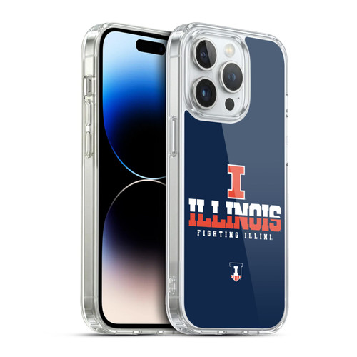 University Of Illinois U Of I University Of Illinois Art I Illinois Soft Gel Case for Apple iPhone 13 Pro & MagSafe