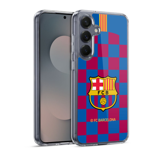 FC Barcelona 2019/20 Crest Kit Home Soft Gel Case for Samsung Galaxy S25 & MagSafe