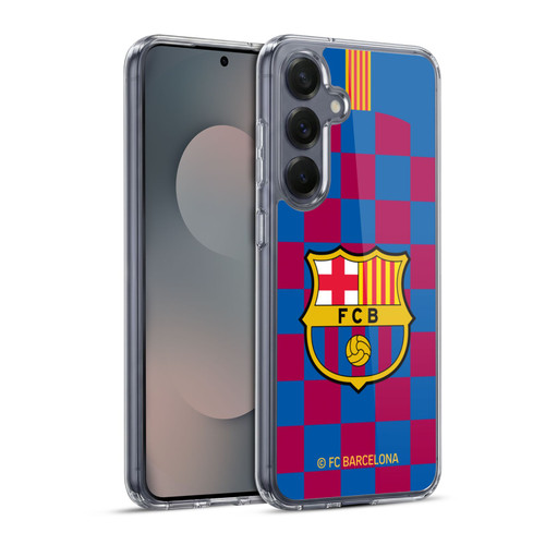 FC Barcelona 2019/20 Crest Kit Home Soft Gel Case for Samsung Galaxy S25+ & MagSafe