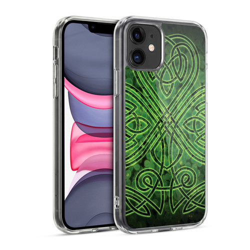 Brigid Ashwood Celtic Wisdom 3 Irish Shamrock Soft Gel Case for Apple iPhone 11