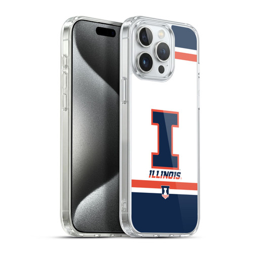 University Of Illinois U Of I University Of Illinois Art Graphics 1 Soft Gel Case for Apple iPhone 15 Pro Max & MagSafe