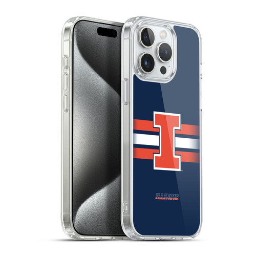 University Of Illinois U Of I University Of Illinois Art Graphics 2 Soft Gel Case for Apple iPhone 15 Pro Max & MagSafe