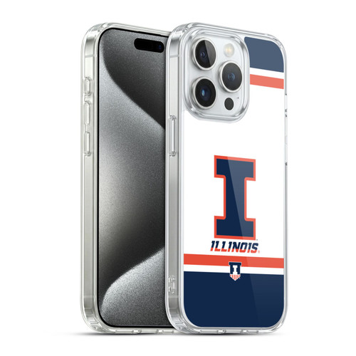 University Of Illinois U Of I University Of Illinois Art Graphics 1 Soft Gel Case for Apple iPhone 15 Pro & MagSafe