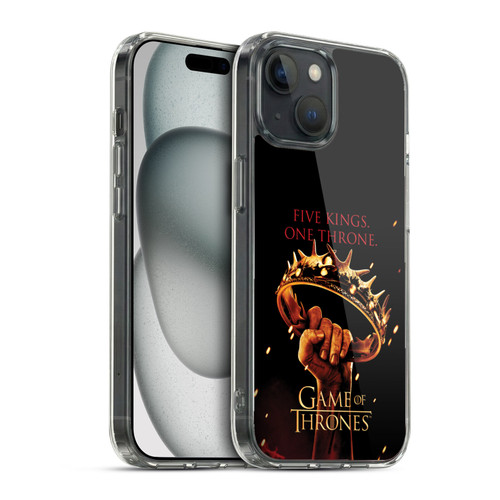 HBO Game of Thrones Key Art One Throne Soft Gel Case for Apple iPhone 15 & MagSafe