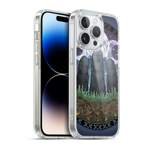 Brigid Ashwood Celtic Wisdom 3 Awen Stones Soft Gel Case for Apple iPhone 14 Pro & MagSafe