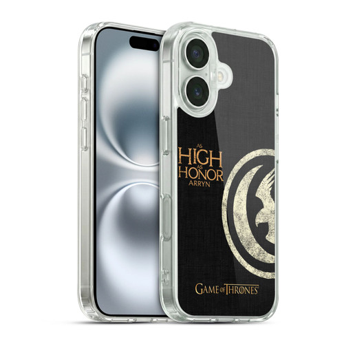 HBO Game of Thrones House Mottos Arryn Soft Gel Case for Apple iPhone 16 & MagSafe
