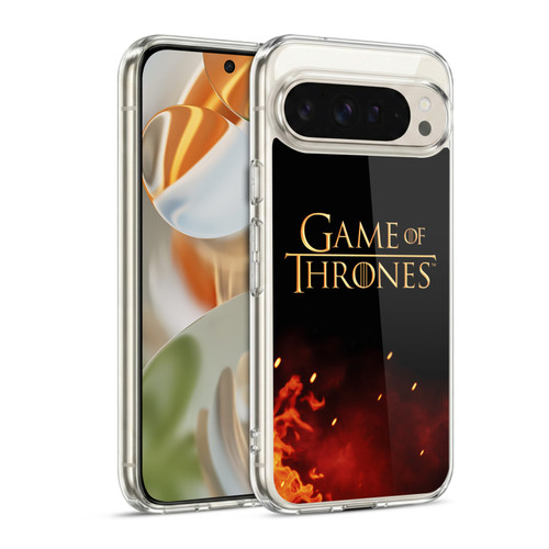 HBO Game of Thrones Key Art Logo Soft Gel Case for Google Pixel 9 / Pixel 9 Pro