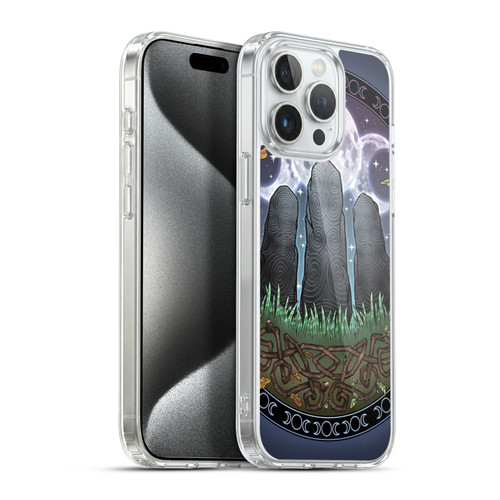 Brigid Ashwood Celtic Wisdom 3 Awen Stones Soft Gel Case for Apple iPhone 15 Pro Max & MagSafe