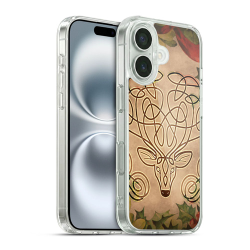 Brigid Ashwood Celtic Wisdom 3 Stag Soft Gel Case for Apple iPhone 16 & MagSafe