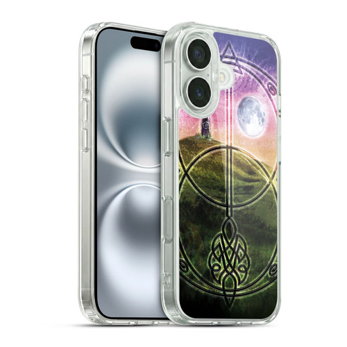 Brigid Ashwood Celtic Wisdom 3 Stone Sacred Space Soft Gel Case for Apple iPhone 16 & MagSafe