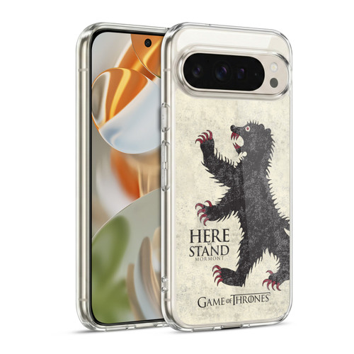 HBO Game of Thrones House Mottos Mormont Soft Gel Case for Google Pixel 9 / Pixel 9 Pro