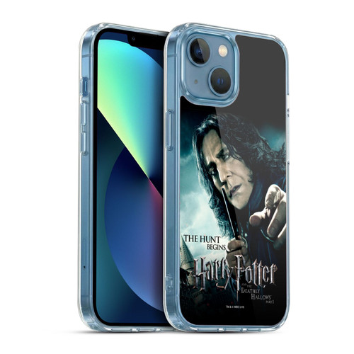Harry Potter Deathly Hallows VII Severus Snape Soft Gel Case for Apple iPhone 13 Mini & MagSafe