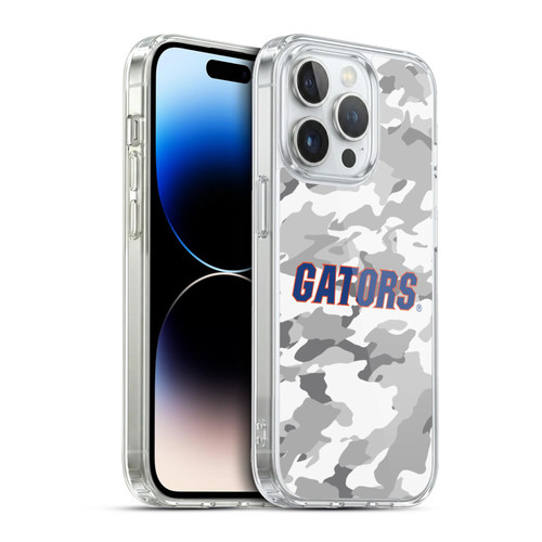 University Of Florida UF University of Florida Art Camou Winter Soft Gel Case for Apple iPhone 13 Pro & MagSafe