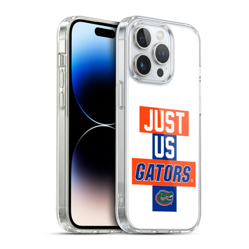 University Of Florida UF University of Florida Art Just Us Soft Gel Case for Apple iPhone 13 Pro & MagSafe