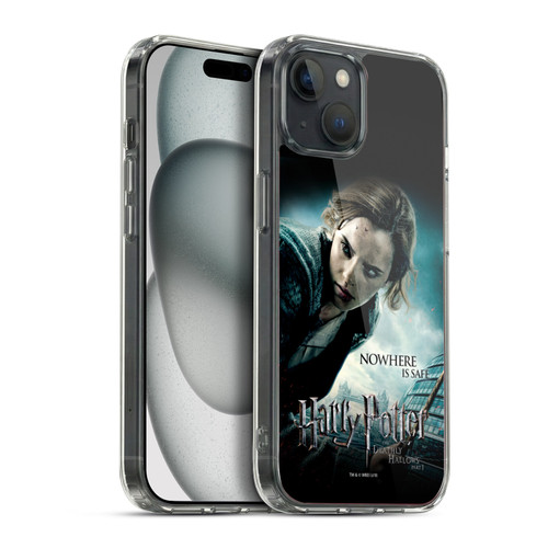 Harry Potter Deathly Hallows VII Hermione Granger Soft Gel Case for Apple iPhone 15 Plus & MagSafe