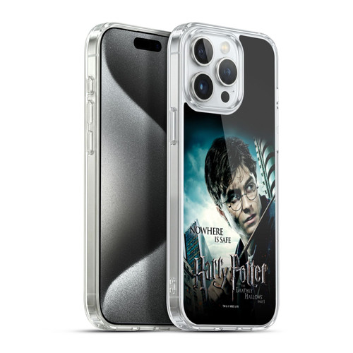 Harry Potter Deathly Hallows VII Potrait Soft Gel Case for Apple iPhone 15 Pro Max & MagSafe