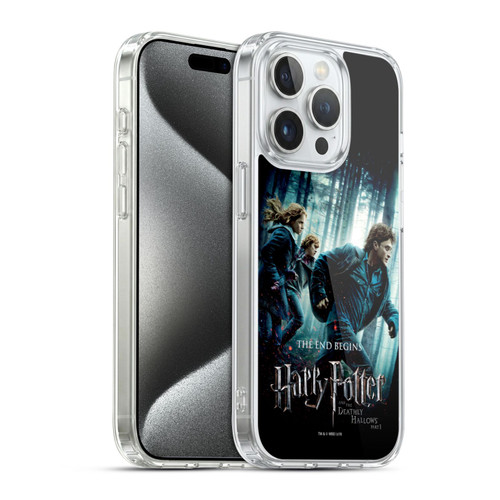 Harry Potter Deathly Hallows VII Group Soft Gel Case for Apple iPhone 15 Pro & MagSafe