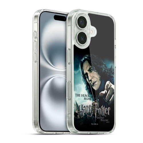 Harry Potter Deathly Hallows VII Severus Snape Soft Gel Case for Apple iPhone 16 & MagSafe