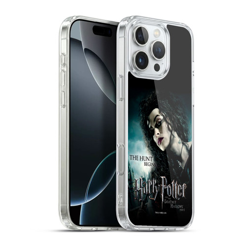 Harry Potter Deathly Hallows VII Bellatrix Lestrange Soft Gel Case for Apple iPhone 16 Pro Max & MagSafe