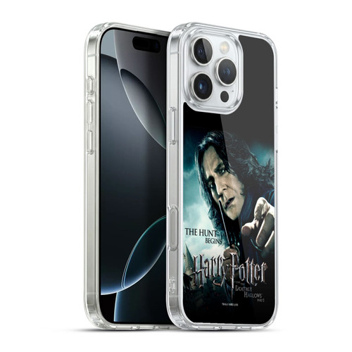 Harry Potter Deathly Hallows VII Severus Snape Soft Gel Case for Apple iPhone 16 Pro Max & MagSafe