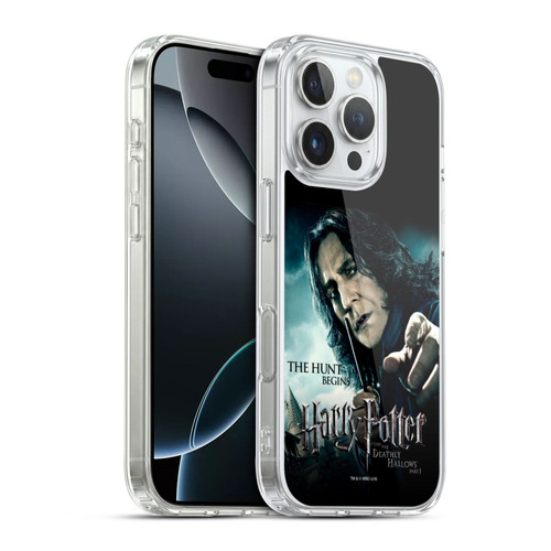 Harry Potter Deathly Hallows VII Severus Snape Soft Gel Case for Apple iPhone 16 Pro & MagSafe
