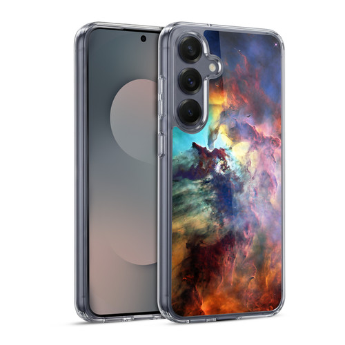 Cosmo18 Space Lagoon Nebula Soft Gel Case for Samsung Galaxy S25 & MagSafe