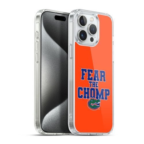 University Of Florida UF University of Florida Art Fear The Chomp Soft Gel Case for Apple iPhone 15 Pro Max & MagSafe