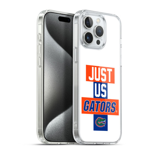University Of Florida UF University of Florida Art Just Us Soft Gel Case for Apple iPhone 15 Pro Max & MagSafe