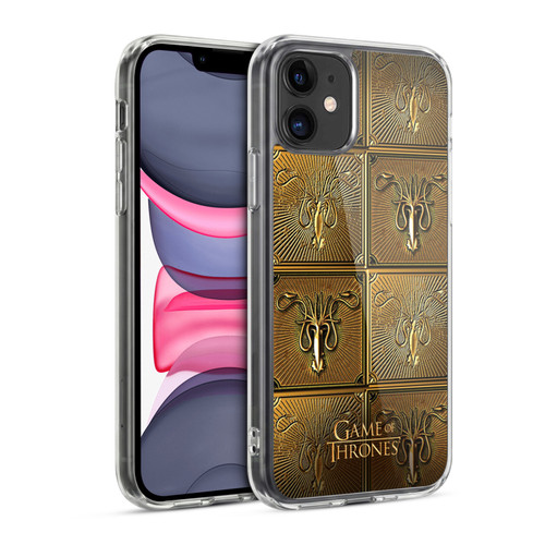 HBO Game of Thrones Golden Sigils Greyjoy Soft Gel Case for Apple iPhone 11