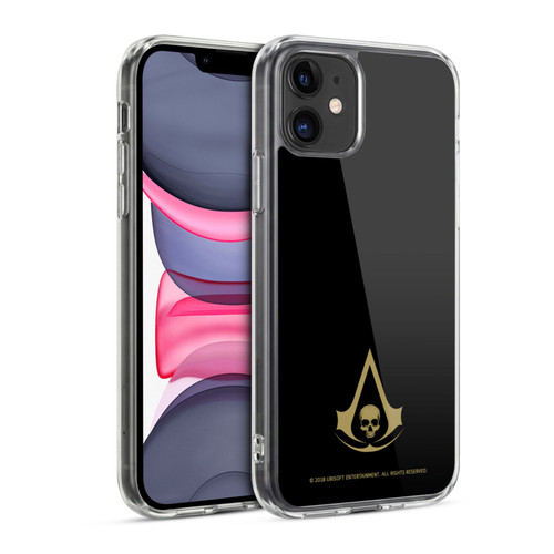 Assassin's Creed Black Flag Logos Gold Soft Gel Case for Apple iPhone 11