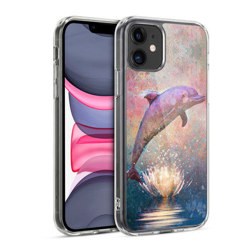 Jena DellaGrottaglia Animals Dolphin Soft Gel Case for Apple iPhone 11